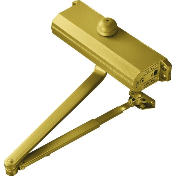 Norton Satin Brass Aluminum Tri-Packed Door Closer