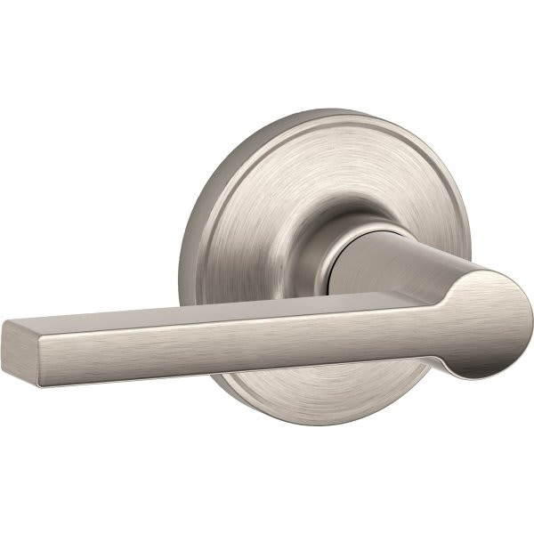 Schlage Solstice J Series Lever, Passage, Grade Ccc, Satin Nickel