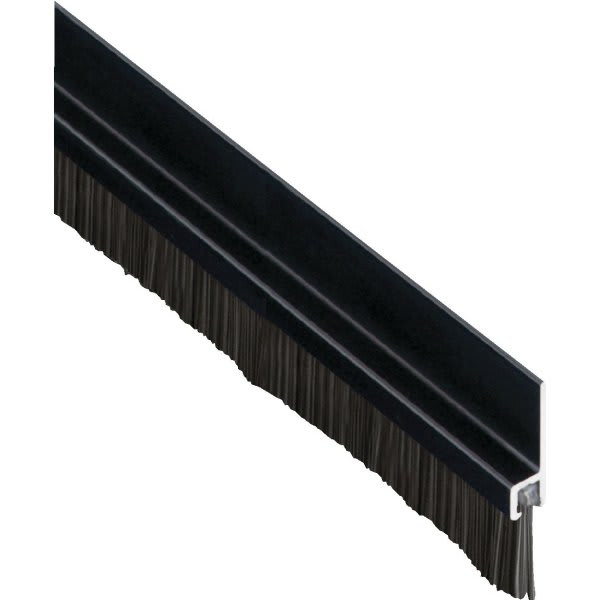 Pemko 18061dnb36 Dark Bronze Brush Seal Meeting Stile With Black Brush Insert 3'