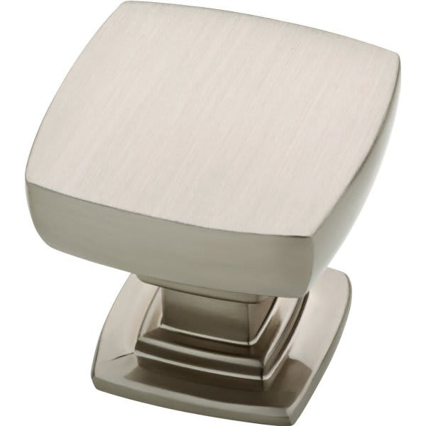 Franklin Brass 1-1/8" Webber Knob, Satin Nickel, Package Of 10
