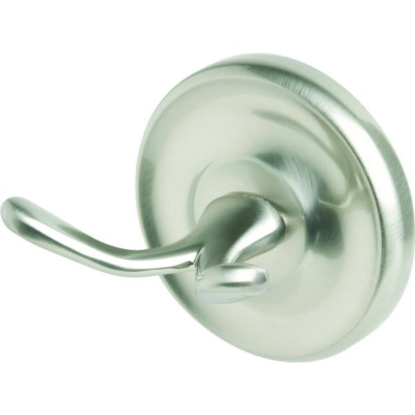 Seasons Raleigh Brushed Nickel Double Robe Hook