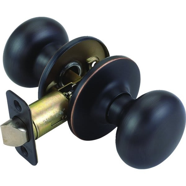 Design House Cambridge Passage Knob, Oil-Rubbed Bronze