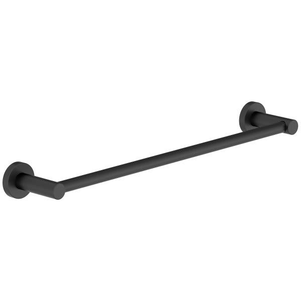 Symmons Dia Matte Black Towel Bar 24"