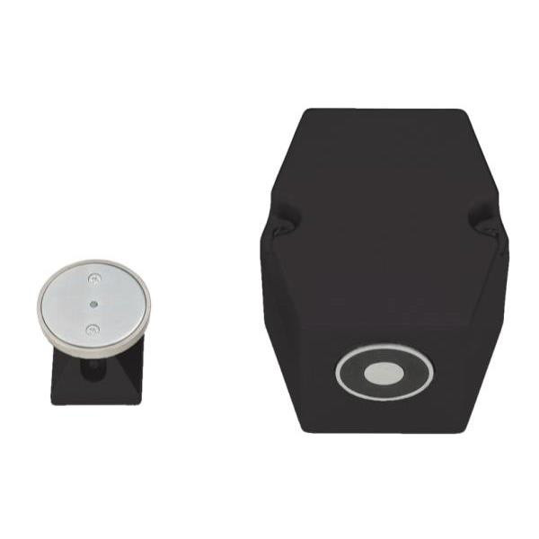 Lcn Door Holder, Dark Bronze, Surface Floor Mounted