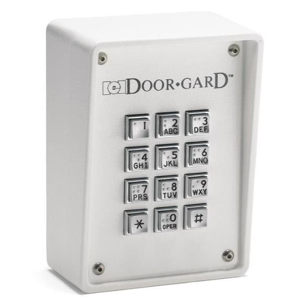 Linear Keypad, Surface Mounted, Braille Alpha-Numeric Keys120 Users