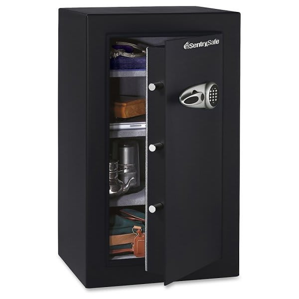 Sentrysafe Black/steel Executive Security Safe With Electronic Lock