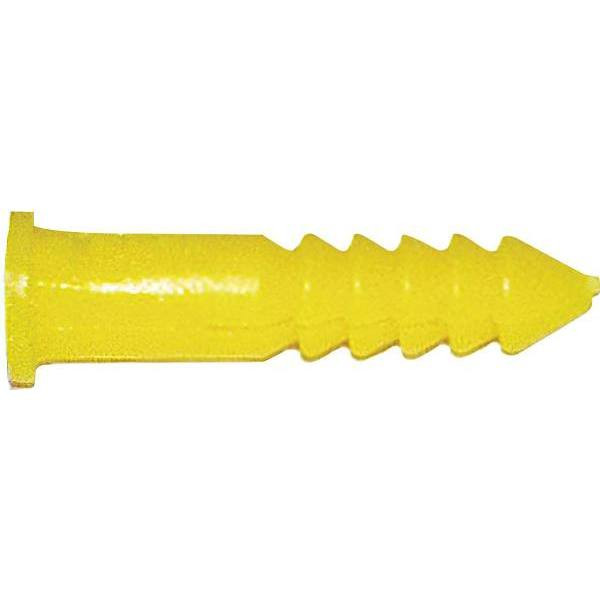 Wellsco #8-10-12 X 1-1/4" Tapered Ribbed Plastic Anchor Box Of 100