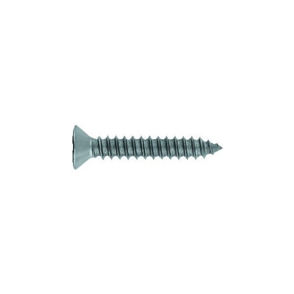 Wellsco #6 X 1" Phillips Flat Head Stainless Steel Sheet Metal Screws Box Of 10