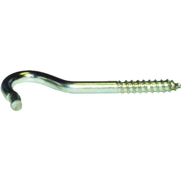Wellsco 6 X 3-3/8" Round Screw Hooks Box Of 100