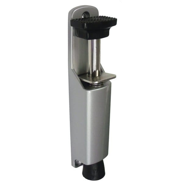 Strybuc Aluminum Push Down Door Stop Holder W/ Rubber Bumper (4-Case)