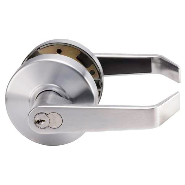 Arrow Gl Series Sierra Cylindrical Classroom Lever Lockset W/ Sfic Prep Less Core (Satin Chrome)