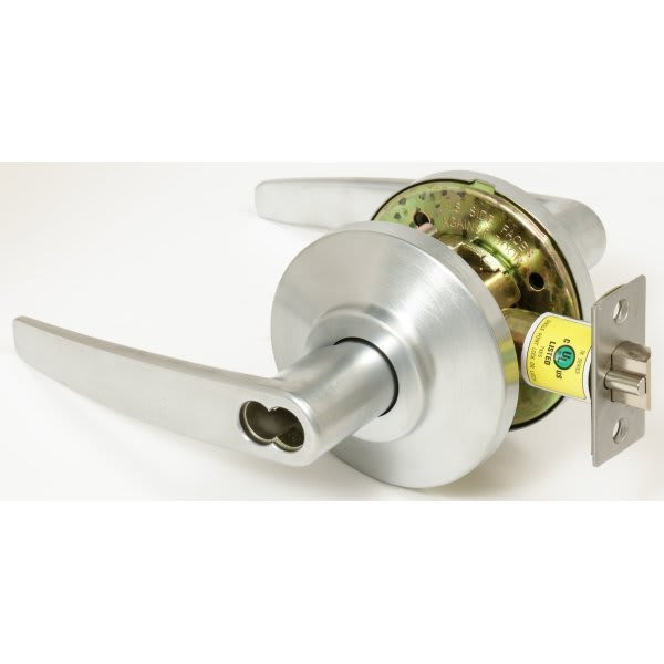 Best Satin Chrome 16d Reversible Storeroom Cylindrical Lever Lock