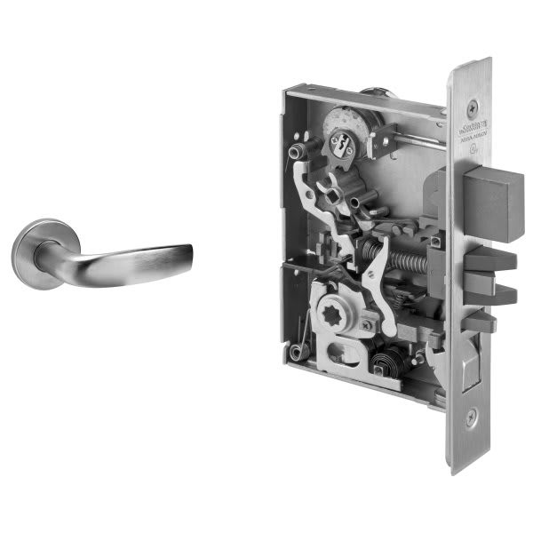 Corbin Russwin Satin Chrome Gade 1 Non-Handed Passage/Closet Mortise Lever Lock