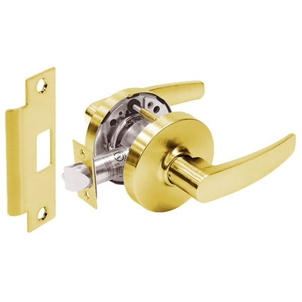 Sargent 10 Series 10u15 Passage "b" Standard Cylindrical Lever Lockset (Bright Brass)