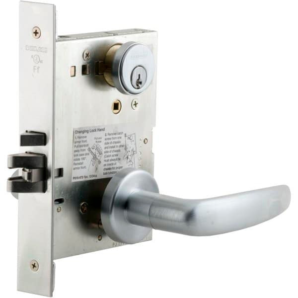 Schlage Satin Chrome 07a Field Reversible Classroom Mortise Lever Lock