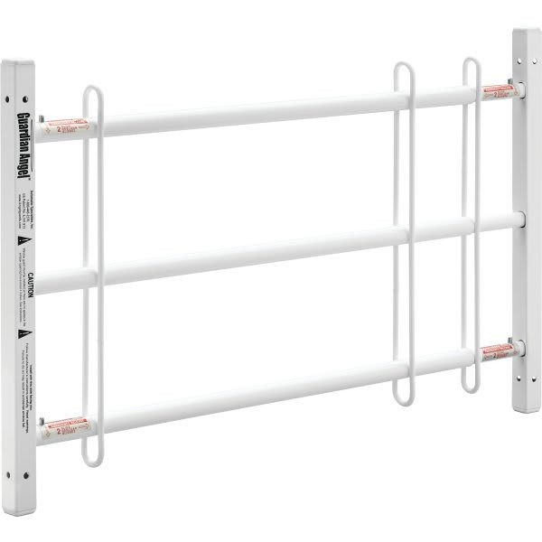 Guardian Angel Window Guard With Safety Release, 3-Bar, 35-58" Wide