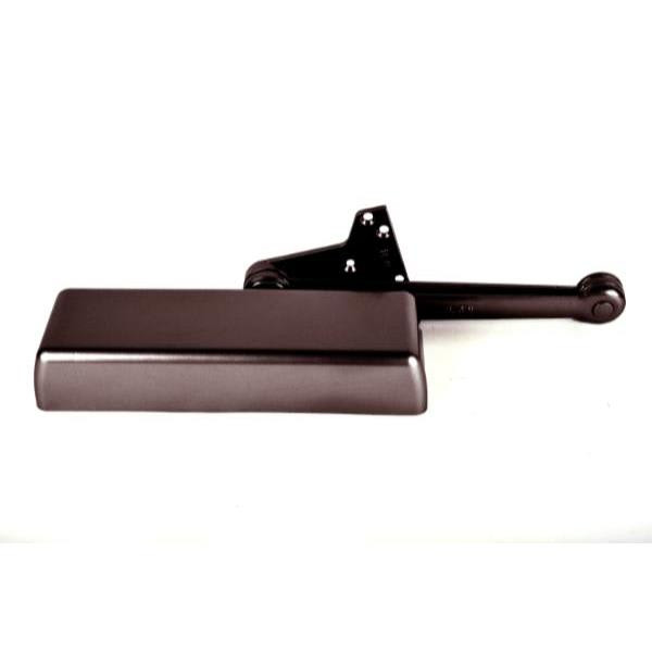 Lcn 4110 Series Lh Surface Door Closer, Hold-Open Extra-Duty Arm, Dark Bronze