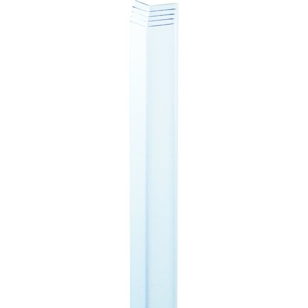 0.75 X 48 In Plastic Corner Protector (5-Pack) (Clear)