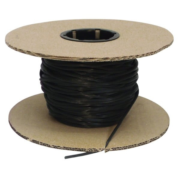 Strybuc .165 In X 250 Ft Spool Vinyl Hallow Ribbed Screen Retainer Spline (3-Pack) (Black)