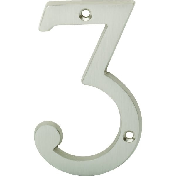 Hy-Ko 4" Satin Nickel Number 3