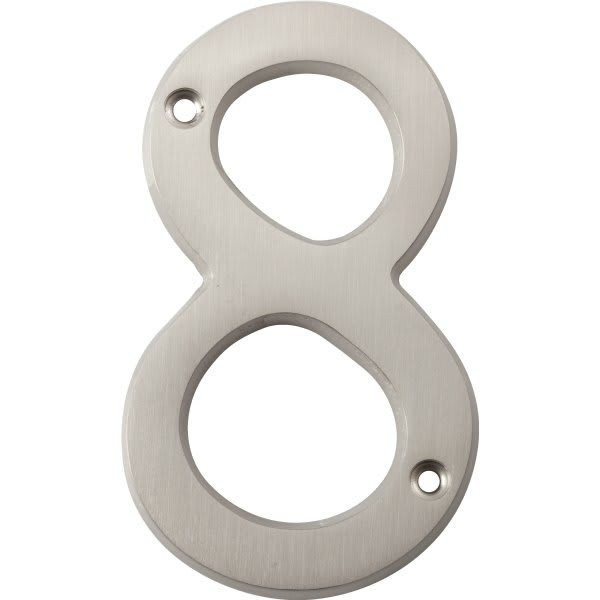 Hy-Ko 4" Satin Nickel Number 8