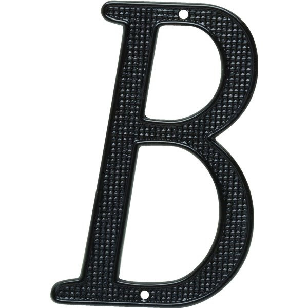 4" Black Letter B, Package Of 2