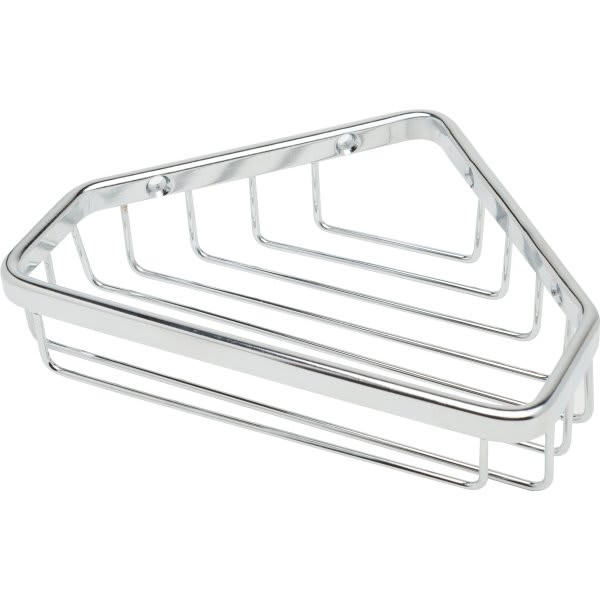 Seasons Stainless Steel 6" Corner Shower Basket