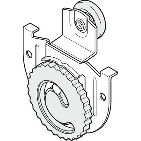 7/8" Wheel Rear Wardrobe Roller Package Of 2