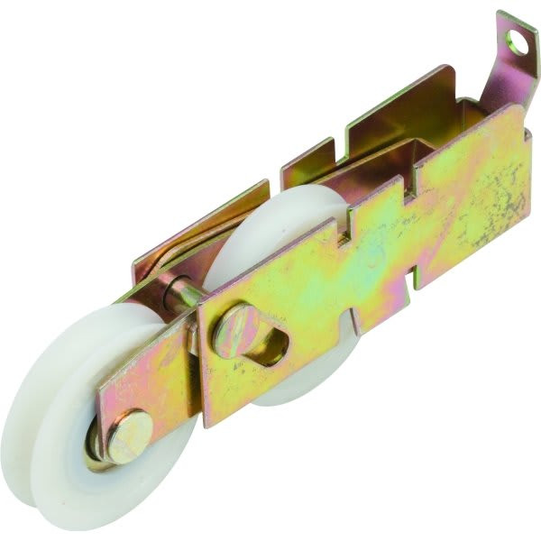 Sliding Glass Door Roller 1-1/2" Dia Tandem Nylon Ball Bearing Wheel Pack Of 2