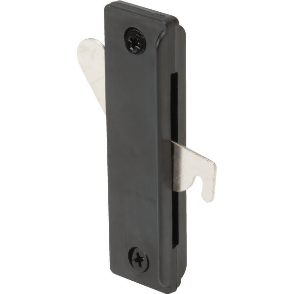 2-7/8 In Plastic Sliding Screen Door Latch And Pull (Black)