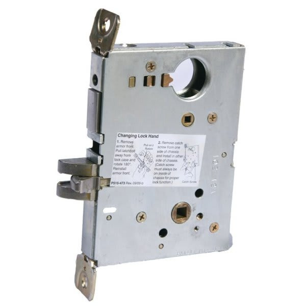 Schlage Entrance Mortise Lock With Deadbolt, Lock Body Only