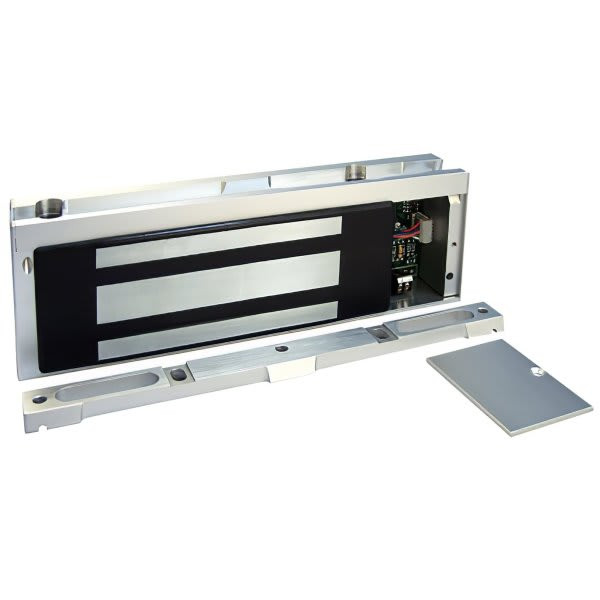 Securitron Single Maglock Standard Mount, Aluminum Finish