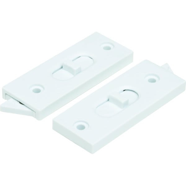 2-1/8 In Vinyl Window Tilt Latch (4-Pack) (White)