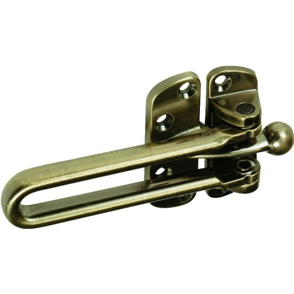 2 In Cast Zinc Door Slide Security Door Lock (25-Pack) (Antique Brass)