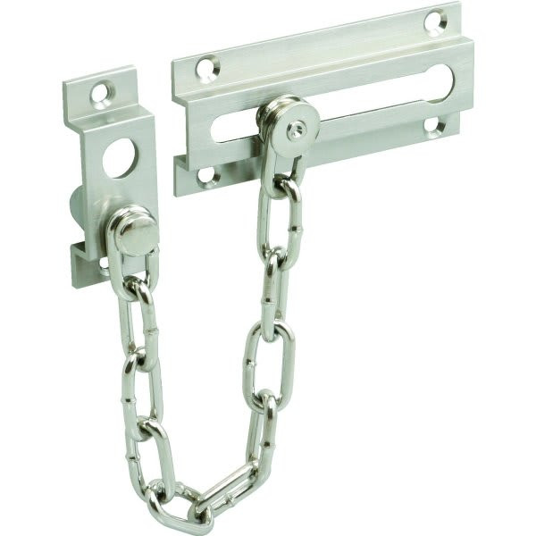 2-13/16 In Steel Extruded Chain Door Lock (Chrome)