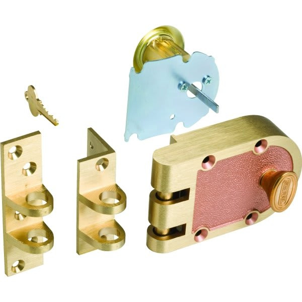 Segal Se Single Cylinder Keyed Different Deadbolt (Brushed Brass)
