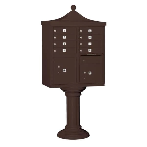 Salsbury Industries Regency Decorative-Bronze-Includes Top And Cover