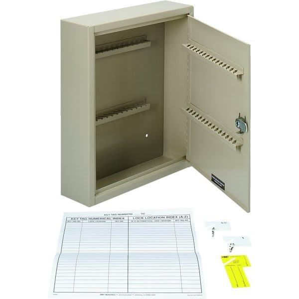 Steel Key Control Cabinet 60 Key Capacity (Sand)