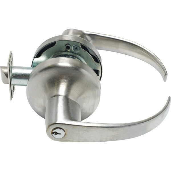 Accentra Pacific Beach Lever Cylinder Storeroom Lock, Satin Chrome, Grade 1
