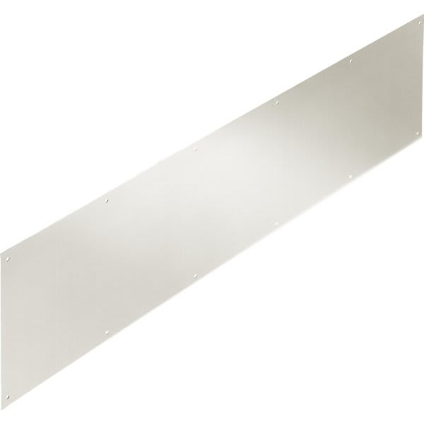 6 X 34 In Aluminum Door Kick Plate (Satin Nickel)