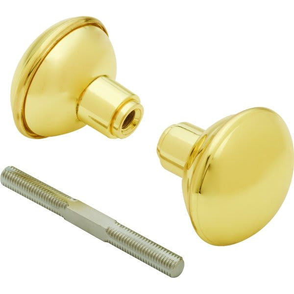 Interior Mortise Lock Replacement Knob Set Brass