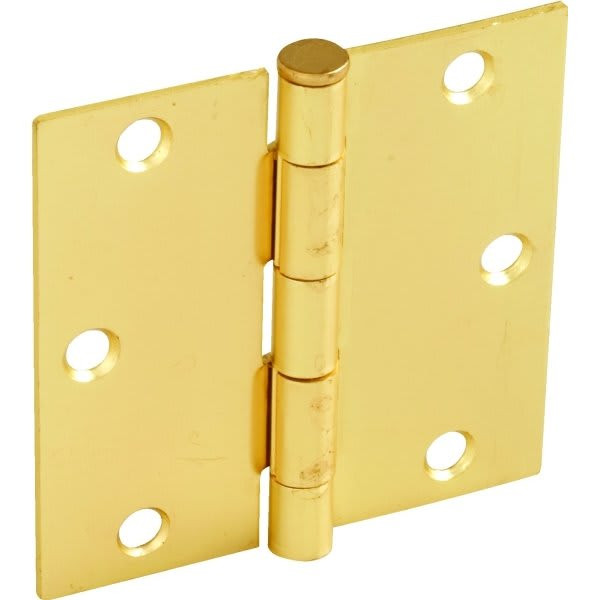 3-1/2" Residential Plain Bearing Door Hinge Satin Brass Package Of 2