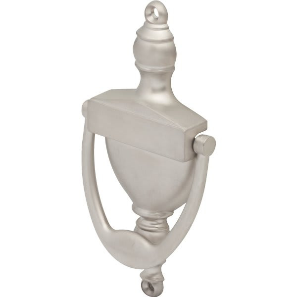 Deluxe 5-13/16 X 6-1/4 In Die Cast Door Knocker (Satin Nickel)
