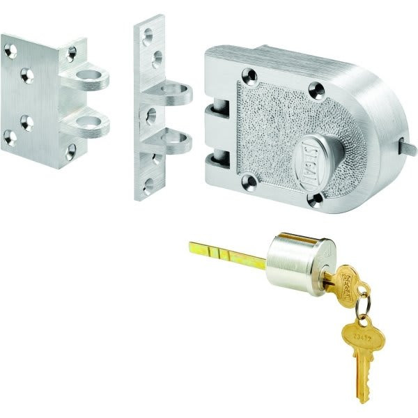 Segal Se 15332 Deadbolt, 2.375" Backset, 1.375 To 2.375" Thk Door, Keyed Different, Bronze Alloy