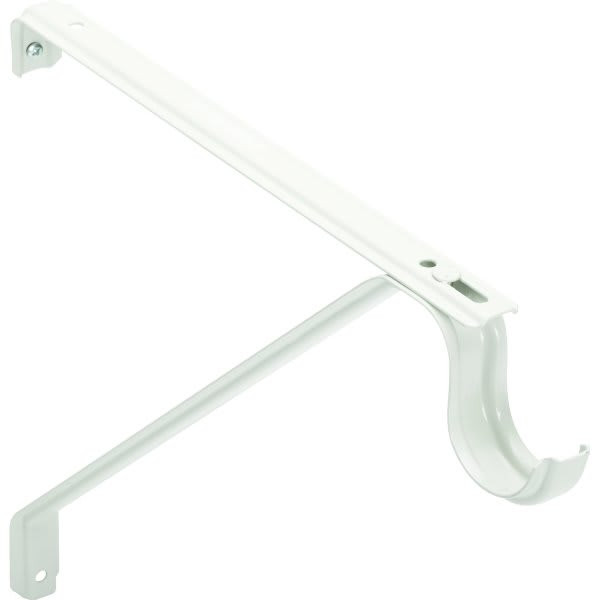 Closet Rod Bracket Support White