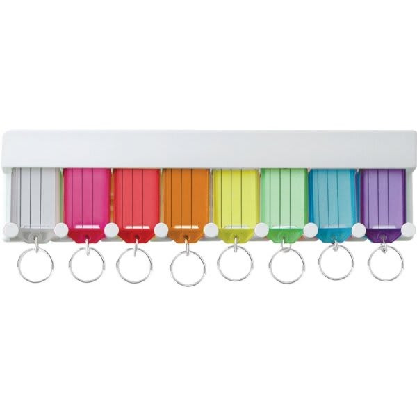 Lucky Line 8-Key Rack With Key Tags