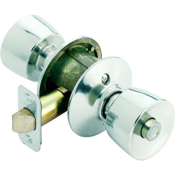 Schlage Bell F Series Knob, Privacy, Grade Aaa, Satin Chrome