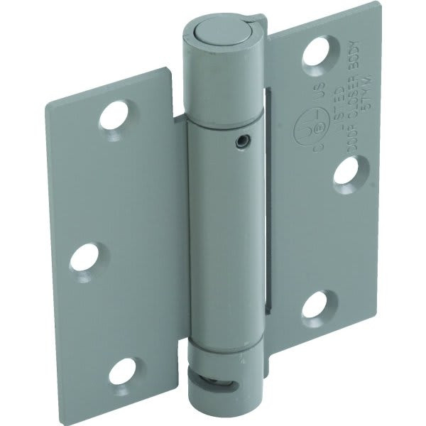3-1/2" Residential Adjustable Spring Door Hinge Prime Coated Gray