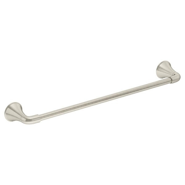 Symmons Elm Satin Nickel Brass Wall Mount Towel Bar 24"