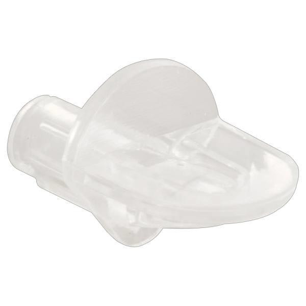 Clear Plastic 5 Lbs. Shelf Peg, Package Of 8
